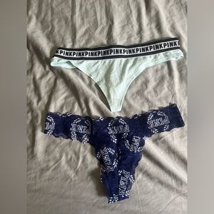 Pink by Victoria Secret Thongs